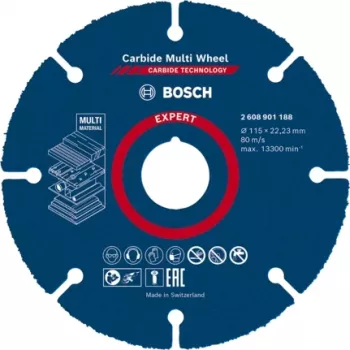 Bosch 2 608 901 188 pjovimo diskas medžiui ir plastikui, 115 mm