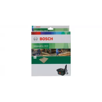 Bosch 2 609 256 F68 dulkių maišelis būgniniam dulkių siurbliui, 5 vnt.