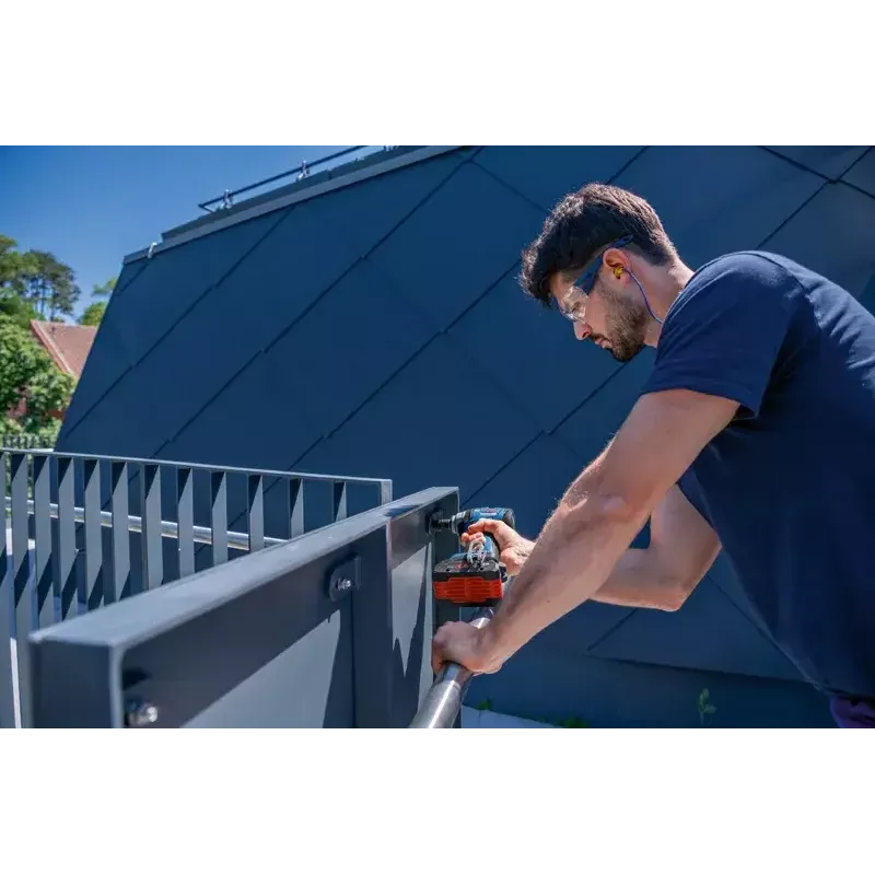 Bosch GDS 18V-330 HC PROFESSIONAL 1/2 colio akumuliatorinis smūginis veržliaraktis, 2800 RPM, 560 N·m, juoda, mėlyna, raudona