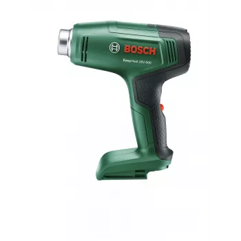 Pistoletinis karšto oro pistoletas Bosch EasyHeat 18V-500, 72 W, 350–450 °C, be akumuliatoriaus, žalias