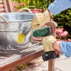 Pistoletinis karšto oro pistoletas Bosch EasyHeat 18V-500, 72 W, 350–450 °C, be akumuliatoriaus, žalias