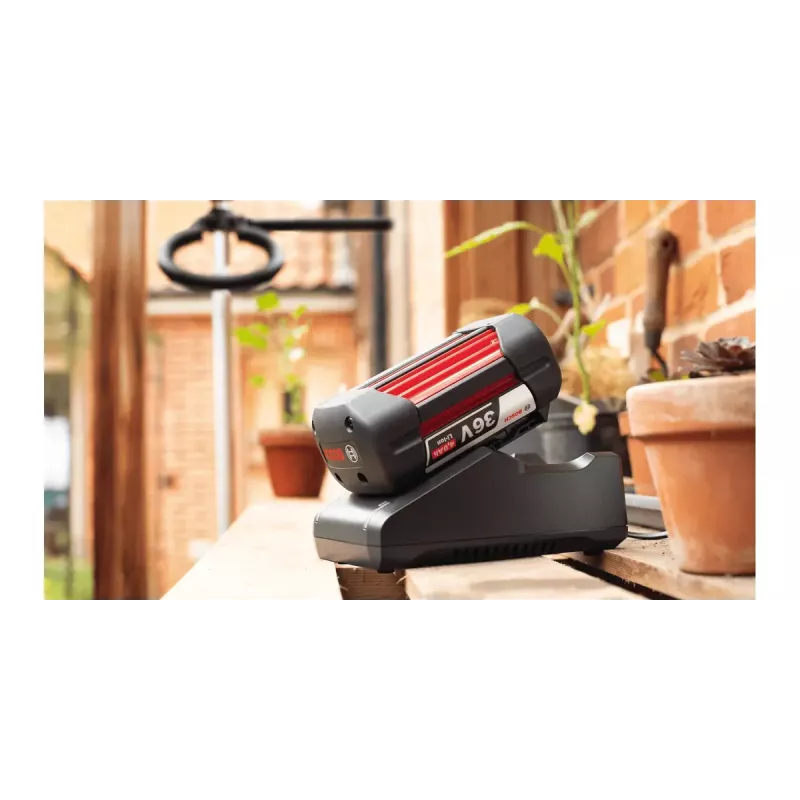 Baterijos ir įkroviklio rinkinys Bosch GBA 36V 4.0Ah + AL 36V-20, Li‑Jon, 36 V 4.0 Ah