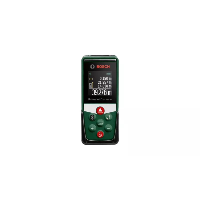 Lazerinis atstumo matuoklis Bosch UniversalDistance 40C – 40 m, tikslumas 1 mm
