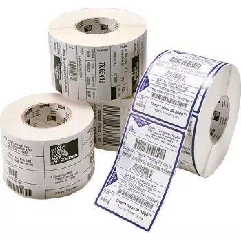 Zebra Z-Select 2000T balti lipnūs etikečių rulonai (57 x 32 mm, 2100 vnt.)