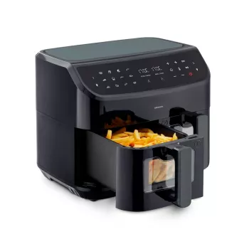 MEDION LIFE P20 Double 8.7 L 2600 W Karšto oro gruzdintuvė Juoda