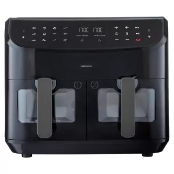 MEDION LIFE P20 Double 8.7 L 2600 W Karšto oro gruzdintuvė Juoda