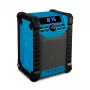 Nešiojamas skaitmeninis radijas MEDION LIFE E65895 (MD 43895) – PLL imtuvas, 10 W RMS, LCD, Bluetooth 10 m, IP54, išorinė antena, juoda/mėlyna