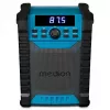 Nešiojamas skaitmeninis radijas MEDION LIFE E65895 (MD 43895) – PLL imtuvas, 10 W RMS, LCD, Bluetooth 10 m, IP54, išorinė antena, juoda/mėlyna