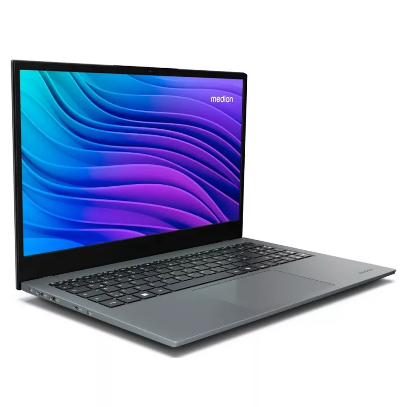 Nešiojamas kompiuteris MEDION E15443 Intel Core Ultra 5 125H 39.6 cm (15.6 colio) Full HD 16 GB DDR5-SDRAM 512 GB SSD Windows 11 Home Pilka