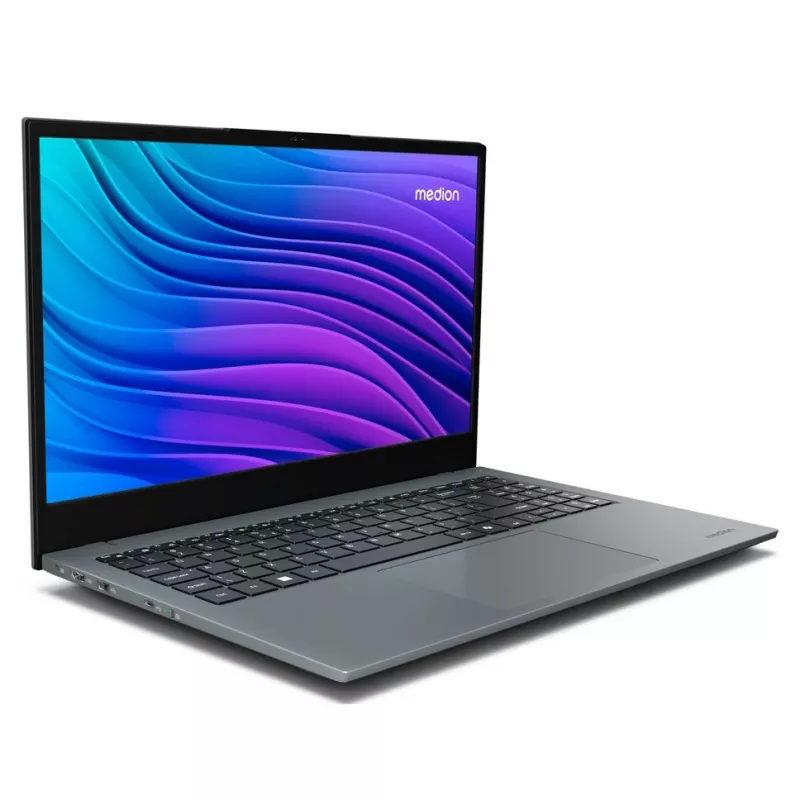 Nešiojamas kompiuteris MEDION E15443 Intel Core Ultra 5 125H 39.6 cm (15.6 colio) Full HD 16 GB DDR5-SDRAM 512 GB SSD Windows 11 Home Pilka