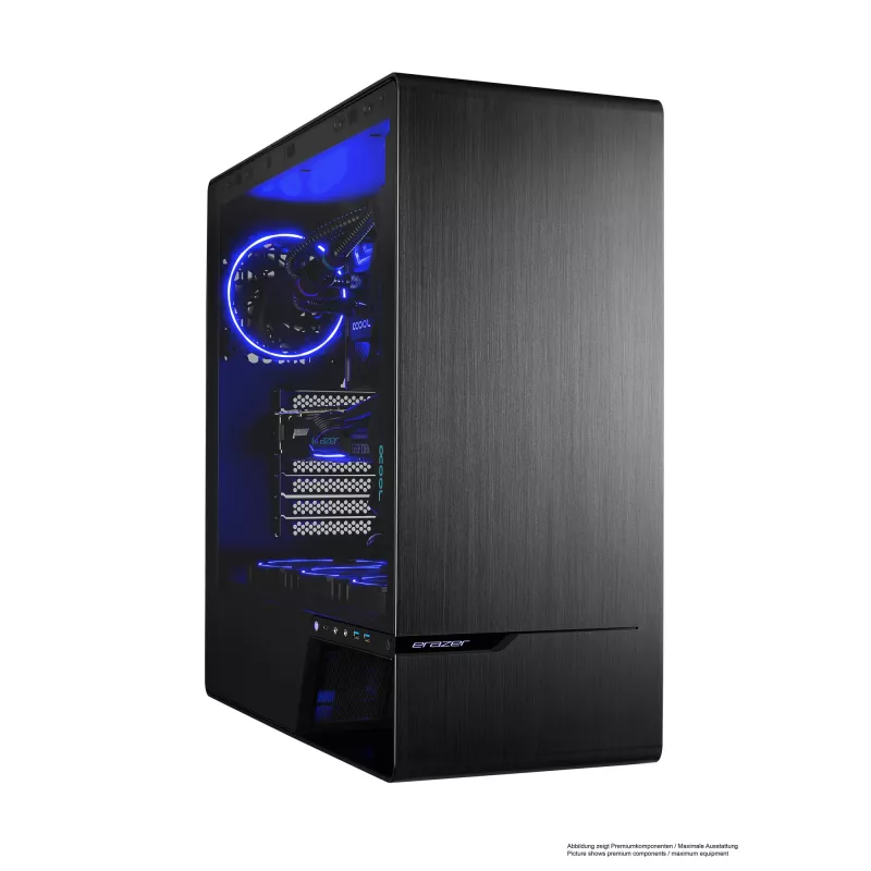 Stalinis kompiuteris ERAZER Enforcer X10 Intel Core i7-14700KF / 32 GB DDR5 / 1 TB SSD / NVIDIA GeForce RTX 4070 Ti Super / Windows 11 Home / Juodas