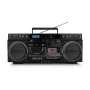 Muzikos sistema MEDION LIFE P66538 – 20 W, 2 krypčių garsiakalbiai, DAB+/FM/PLL, Bluetooth, LCD ekranas, juoda