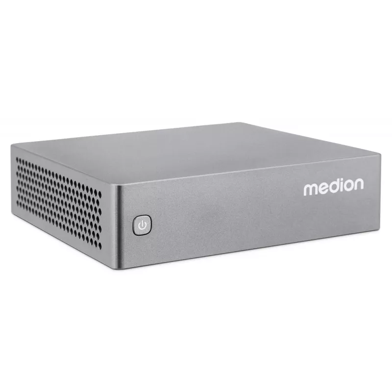 MEDION S06 MD35315 Mini PC Intel® Core™ i3-1315U 8 GB DDR4 512 GB SSD Sidabrinis