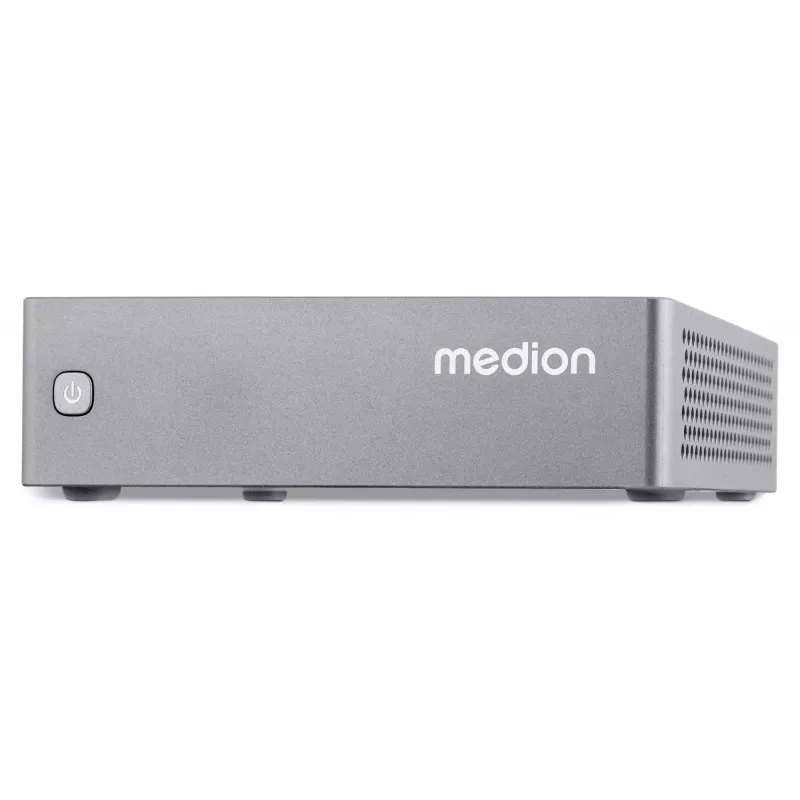 MEDION S06 MD35315 Mini PC Intel® Core™ i3-1315U 8 GB DDR4 512 GB SSD Sidabrinis