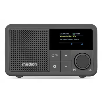 MEDION LIFE S66822 Nešiojamas DAB+ / FM radijas, pilka