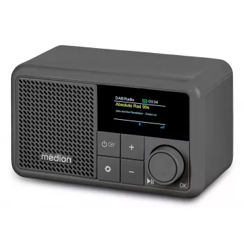 MEDION LIFE S66822 Nešiojamas DAB+ / FM radijas, pilka