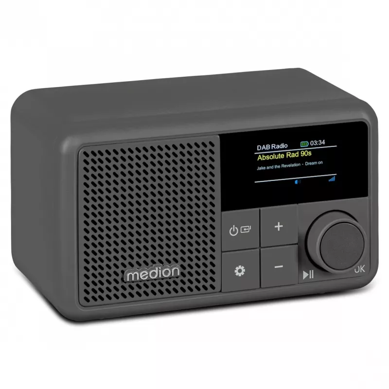 MEDION LIFE S66822 Nešiojamas DAB+ / FM radijas, pilka