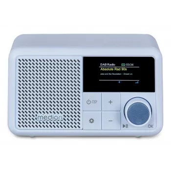 MEDION LIFE S66822 Nešiojamas skaitmeninis radijas DAB+ / FM, Aqua