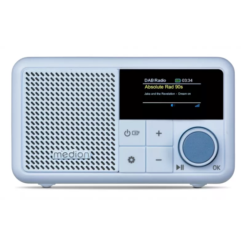 MEDION LIFE S66822 Nešiojamas skaitmeninis radijas DAB+ / FM, Aqua
