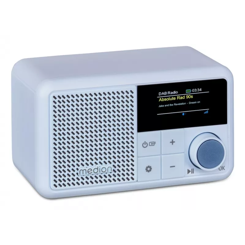 MEDION LIFE S66822 Nešiojamas skaitmeninis radijas DAB+ / FM, Aqua