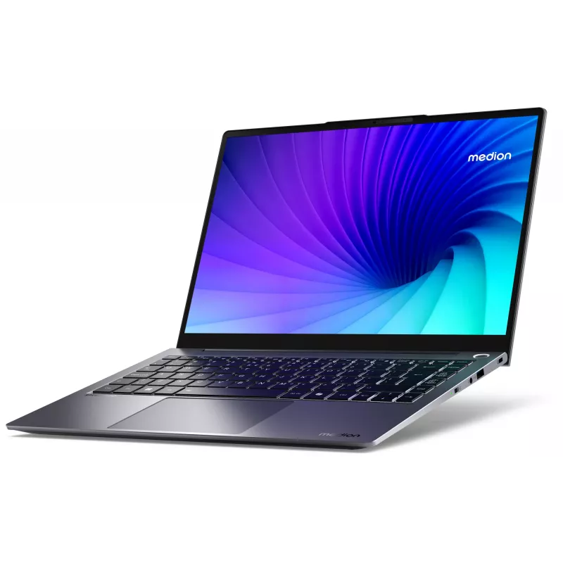 Nešiojamas kompiuteris MEDION SPRCHRGD 14 S1 Elite MD62637 Snapdragon X1E-78-100 35,6 cm (14 colių) WQXGA+ 16 GB LPDDR5-SDRAM 512 GB SSD Wi-Fi 6E (802.11ax) Windows 11 Home pilka