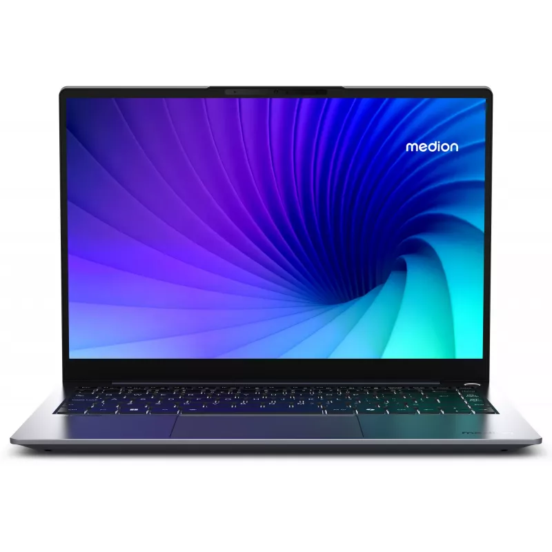 Nešiojamas kompiuteris MEDION SPRCHRGD 14 S1 Elite MD62637 Snapdragon X1E-78-100 35,6 cm (14 colių) WQXGA+ 16 GB LPDDR5-SDRAM 512 GB SSD Wi-Fi 6E (802.11ax) Windows 11 Home pilka