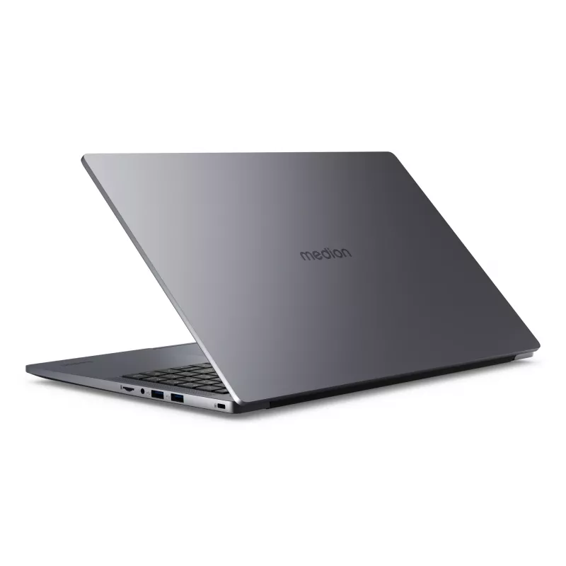 Nešiojamas kompiuteris MEDION AKOYA E15223 Intel® N N100 39,6 cm (15,6 inch) Full HD 4 GB LPDDR5 128 GB Flash Wi-Fi 5 Windows 11 Home S režimas Pilka