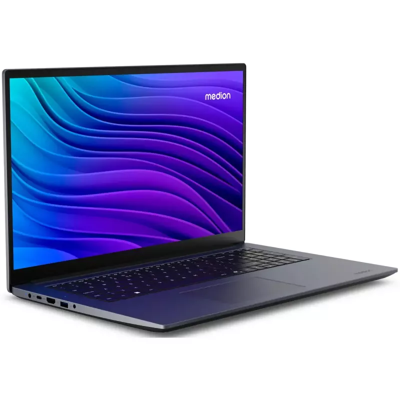 Nešiojamas kompiuteris MEDION Avantum 17 E1e Intel Core 5 N100 43,9 cm (17,3 colio) Full HD 4 GB DDR4-SDRAM 128 GB SSD Wi-Fi 5 (802.11ac) Windows 11 Home Juodas