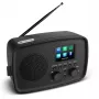 Internetinis radijas MEDION 50078817 – DAB+/FM, Wi‑Fi (802.11a/b/g), 5W RMS, 2,4 colio TFT, juodas, Spotify palaikymas, IPX1