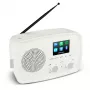 Internetinis radijas MEDION 50078821 — DAB+/FM, Wi‑Fi 802.11a/b/g, 5 W RMS, 2,4 colio TFT, baltas