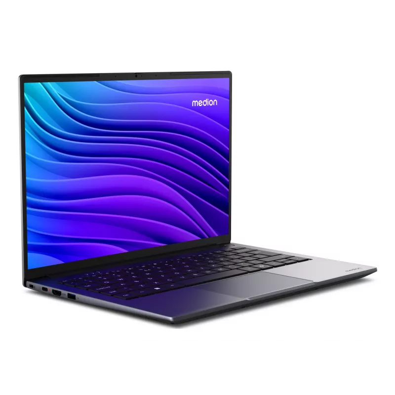 Nešiojamas kompiuteris MEDION Avantum 14 E1e, Intel Celeron N4500, 14 inch Full HD, 8 GB RAM, 256 GB Flash, Windows 11 Home, pilka