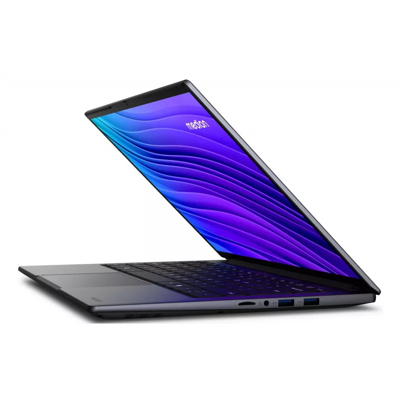Nešiojamas kompiuteris MEDION Avantum 14 E1e, Intel Celeron N4500, 14 inch Full HD, 8 GB RAM, 256 GB Flash, Windows 11 Home, pilka