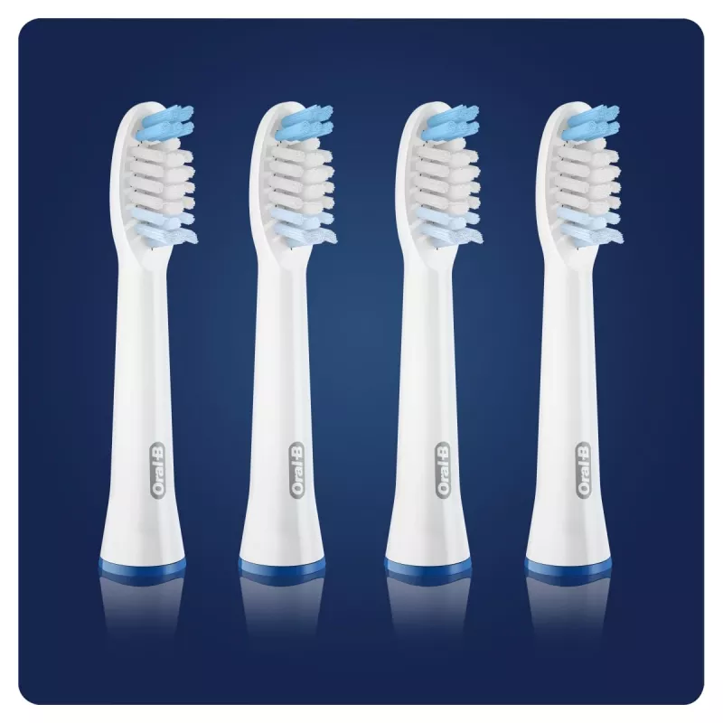 Oral-B Pulsonic Clean 4 vnt Baltas