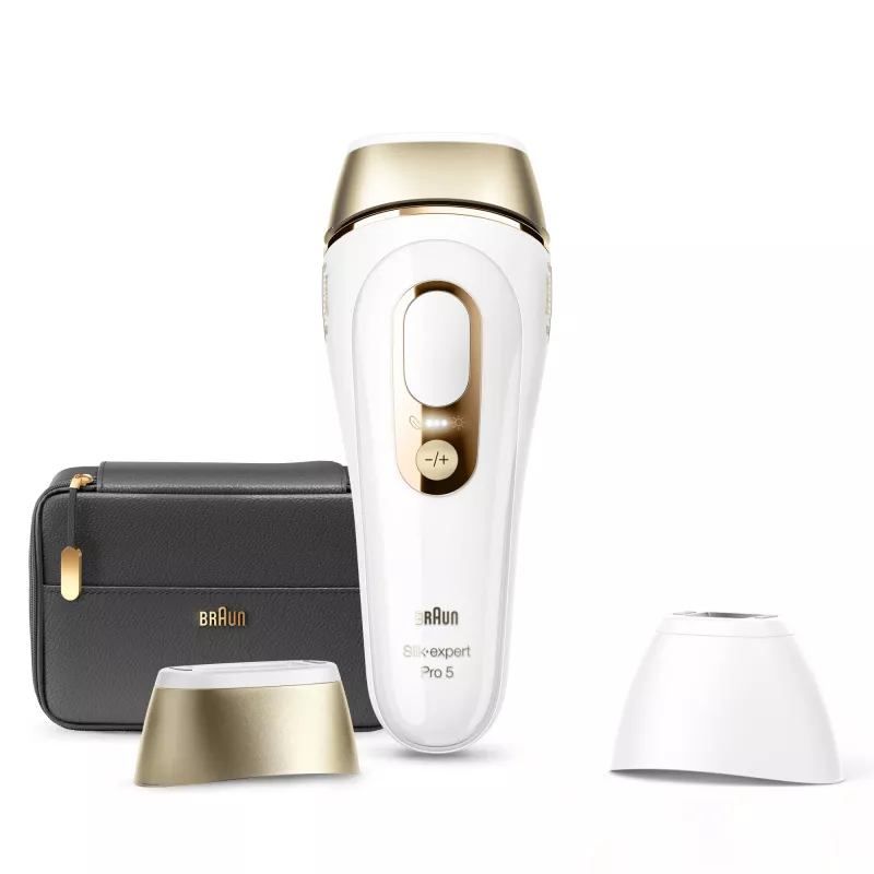 Braun Silk·expert Pro 5 PL5140 IPL epiliatorius, auksinis/baltas