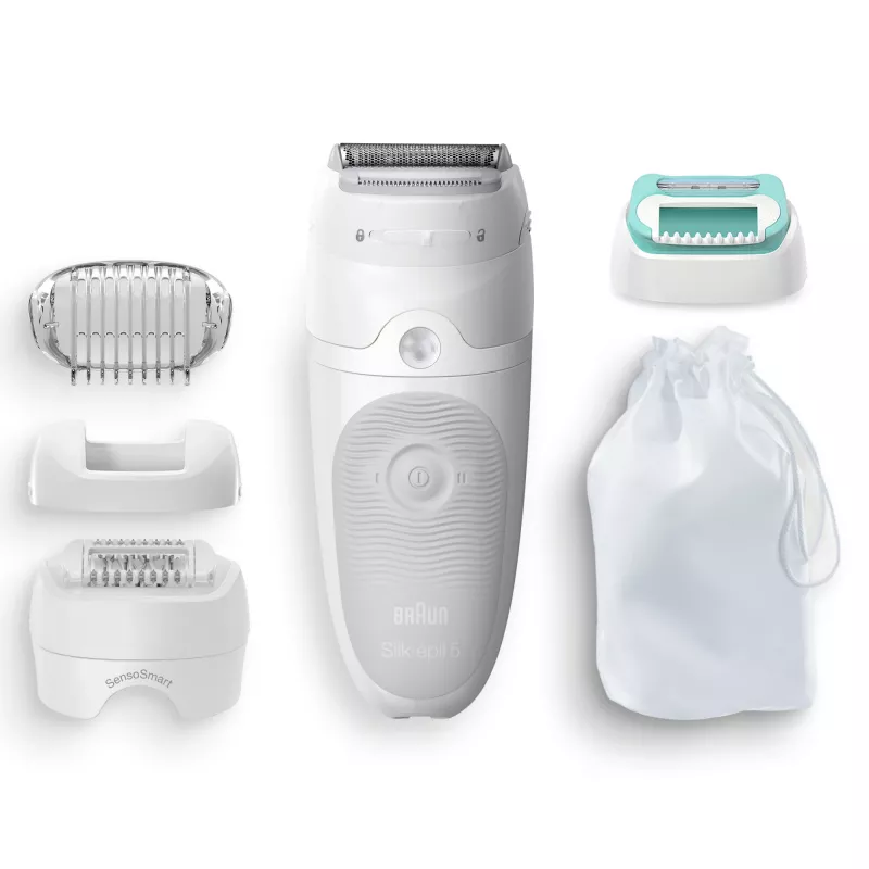 Braun Silk-épil 5 81770430 epiliatorius 28 pincetai Baltas