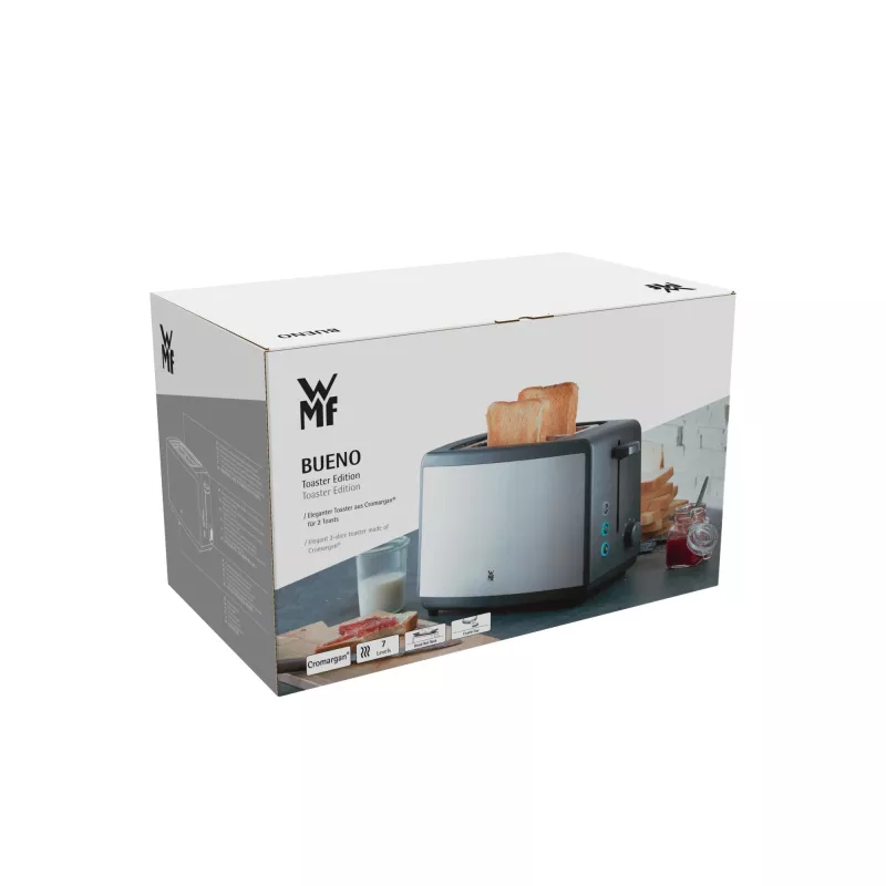 WMF Bueno 0414110011 2 griežinėliai 800 W Juoda, Sidabrinė