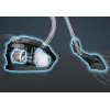 Siemens iQ300 VSP3AAAA cikloninis dulkių siurblys 750 W 4 L