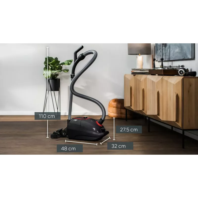 Siemens VSZ7XTRM 750 W dulkių siurblys su maišeliu, 5 L