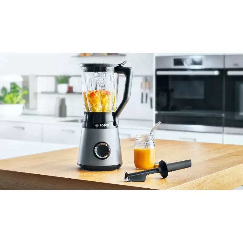 Bosch MMB6172SN stalo blenderis 1,5 l 1200 W juodas, nerūdijantis plienas