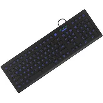 KeySonic KSK-8031INEL-B (DE) klaviatūra, pramoninė, USB, QWERTZ, vokiška, juoda