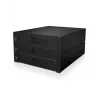 ICY BOX IB-573SSK-12G 8.89 cm (3,5 colio) krepšys (backplane) juodos spalvos