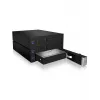 ICY BOX IB-573SSK-12G 8.89 cm (3,5 colio) krepšys (backplane) juodos spalvos