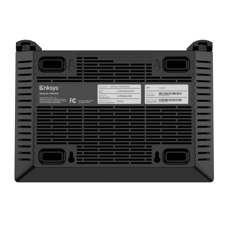 Linksys Hydra Pro 6 dviejų juostų WiFi 6 maršrutizatorius AX5400, tinklinė sistema, 802.11ax, 2,4 / 5 GHz, Ethernet LAN, juodas