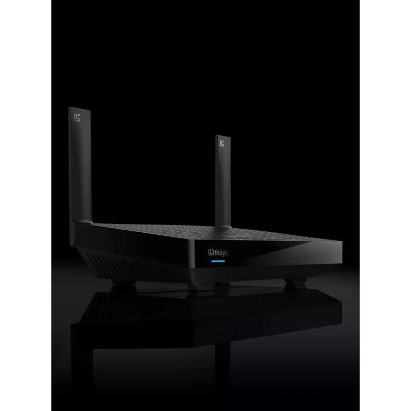 Linksys Hydra Pro 6 dviejų juostų WiFi 6 maršrutizatorius AX5400, tinklinė sistema, 802.11ax, 2,4 / 5 GHz, Ethernet LAN, juodas