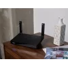 Linksys Hydra Pro 6 dviejų juostų WiFi 6 maršrutizatorius AX5400, tinklinė sistema, 802.11ax, 2,4 / 5 GHz, Ethernet LAN, juodas