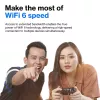 Linksys Hydra Pro 6 dviejų juostų WiFi 6 maršrutizatorius AX5400, tinklinė sistema, 802.11ax, 2,4 / 5 GHz, Ethernet LAN, juodas