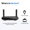 Linksys Hydra Pro 6 dviejų juostų WiFi 6 maršrutizatorius AX5400, tinklinė sistema, 802.11ax, 2,4 / 5 GHz, Ethernet LAN, juodas