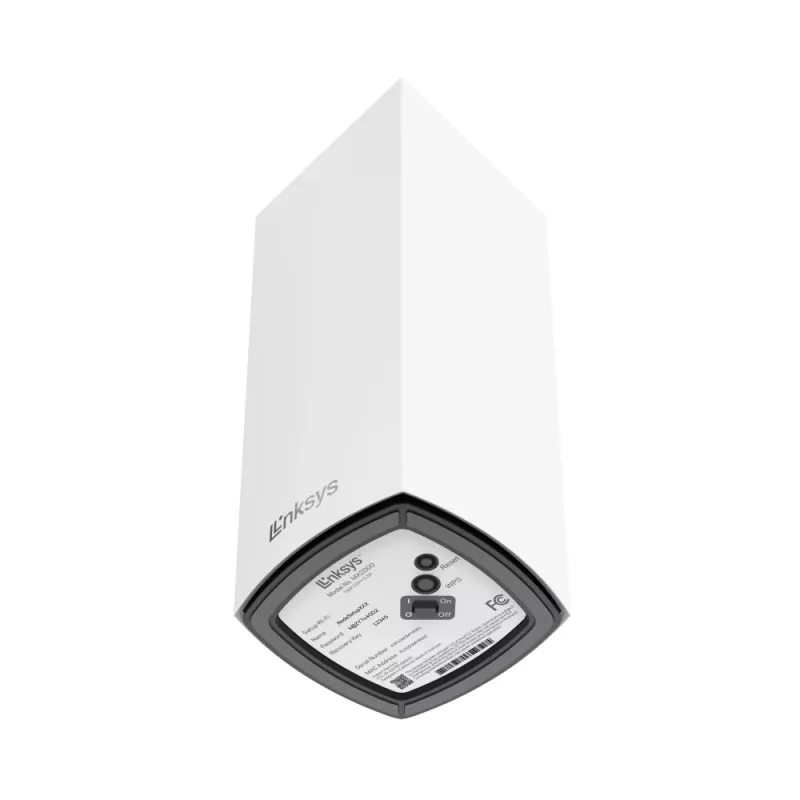 Linksys Atlas 6 dviejų juostų „Mesh“ WiFi 6 sistema, 3 vnt., balta, vidinė antena, 557 m², „Mesh“ sistema, dviejų juostų (2,4 GHz / 5 GHz), WiFi 6 (802.11ax)