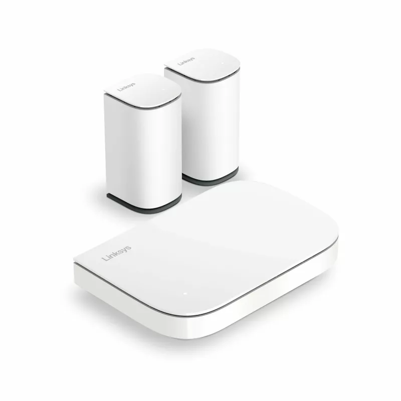 Linksys Velop Micro 6 belaidžio tinklo sistema – Dviejų juostų WiFi 6 AX3000 (3 vnt.)