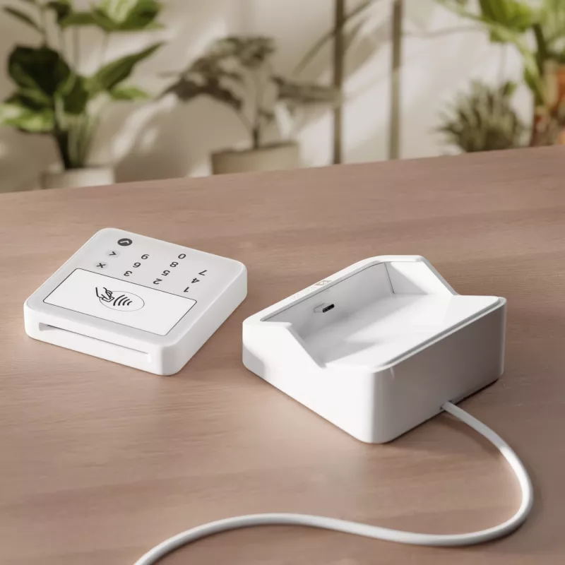 SumUp Solo Lite belaidis kortelių skaitytuvas NFC baterija Baltas